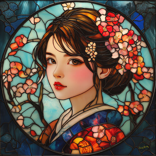 Japanese-American Elizabeth Chiro Watanabe par Charley Brindley, Digital en vente sur Singulart