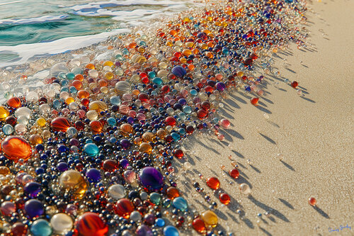 Beachcomber’s delight par Charley Brindley, Digital en vente sur Singulart