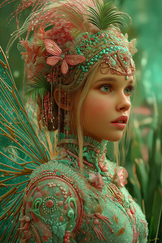 Debutante Alexandrina Clementine Ventures, age 14, being presented to King George III at the first Queen Charlotte’s Ball in 1780 von Charley Brindley, Digital kaufen auf Singulart