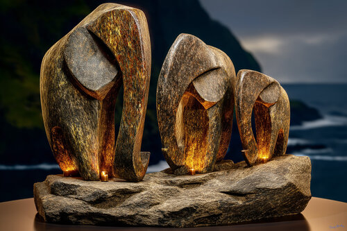 Stone Age art. Toteng, Botswana, Africa by Charley Brindley, Digital for Sale on Singulart