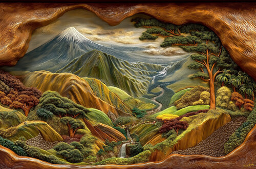 Filipino wood carving number 2 von Charley Brindley, Digital kaufen auf Singulart