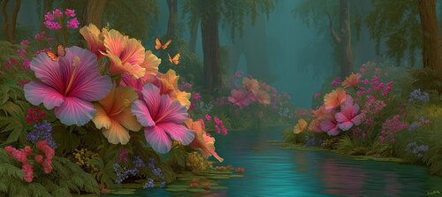 Twilight in the Amazon von Charley Brindley, Digital kaufen auf Singulart