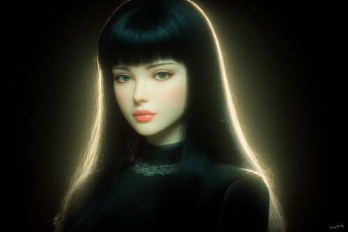 Seanna O’Connor, a moment after she received a breakup text von Charley Brindley, Digital kaufen auf Singulart