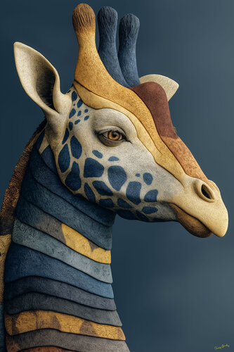 The camelum tria cornua from the desert of Anddor Shallau van Charley Brindley, Digitaal te koop op Singulart