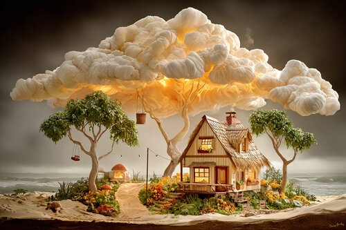 My favorite Airbnb of 2025. $225 a day including 3 meals every day and a 14-foot sailboat. van Charley Brindley, Digitaal te koop op Singulart