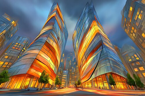 Skyline, City of Kyiv, Ukraine, in the year 2035 Charley Brindley