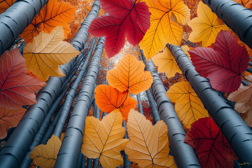Appalachian Fall by Charley Brindley, Digital for Sale on Singulart