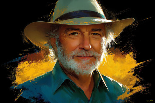 Sebastian Cassian Aurélien, the younger, philosopher and quantum biologist. His Incomplete Universe Hypothesis: The universe is not yet fully real — it is being rendered into existence by conscious minds discovering it...continued below par Charley Brindley, Digital en vente sur Singulart