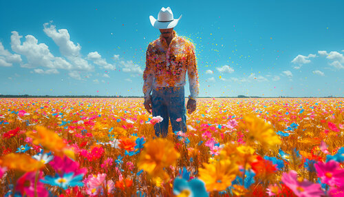 Bloom explosion de Charley Brindley, Digital a la venta en Singulart
