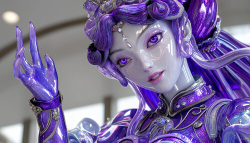 Porcelain Robot, Gen Five van Charley Brindley, Digitaal te koop op Singulart