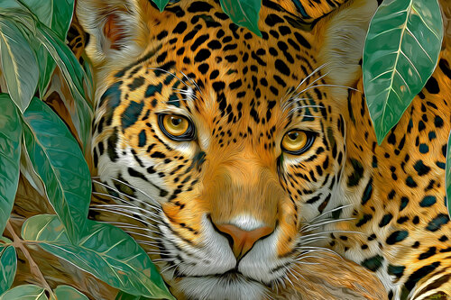 Amazon Jaguar von Charley Brindley, Digital kaufen auf Singulart
