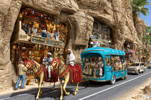 Timbuktu, New Year’s Day celebration di Charley Brindley, Digitale in vendita su Singulart