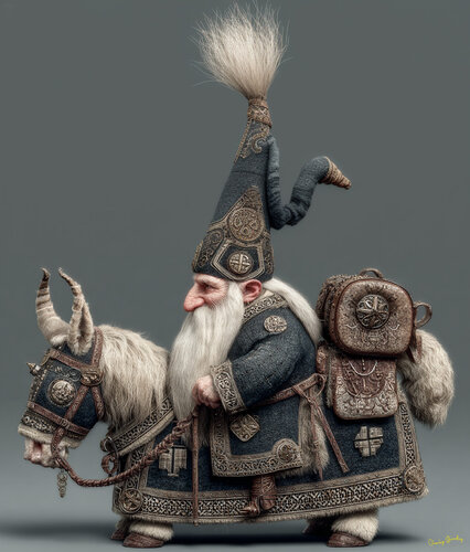 The wizard Clythera arrives in Anddor Shallau on his stallion Thunderfoot Charley Brindley