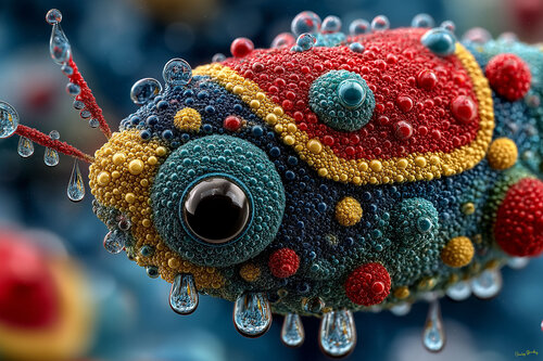 Saddle Beetle Bug van Charley Brindley, Digitaal te koop op Singulart