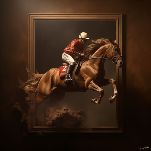 Seabiscuit, February 1940 von Charley Brindley, Digital kaufen auf Singulart
