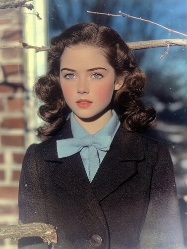 Mary Kim Williams, winter 1955 by Charley Brindley, Digital for Sale on Singulart