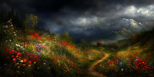 The spring house van Charley Brindley, Digitaal te koop op Singulart