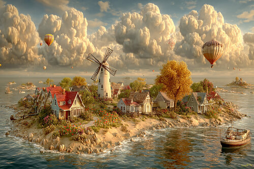 Little Holland van Charley Brindley, Digitaal te koop op Singulart