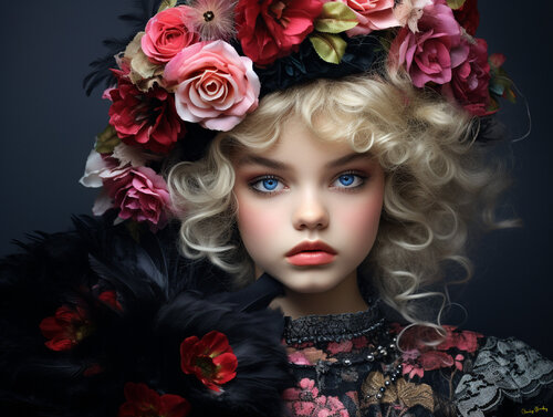 Darling of the Rose Parade, 2026 van Charley Brindley, Digitaal te koop op Singulart