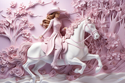 Great Day For a Ride di Charley Brindley, Digitale in vendita su Singulart