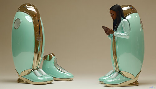 Stepping Out Tonight van Charley Brindley, Digitaal te koop op Singulart