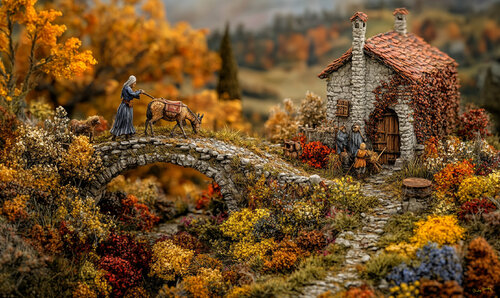Home from the Market van Charley Brindley, Digitaal te koop op Singulart