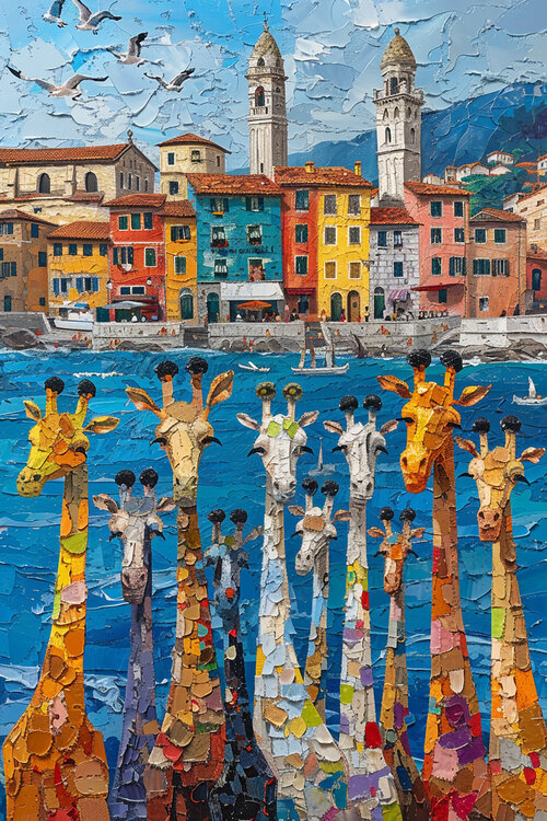Giraffes on vacation Charley Brindley