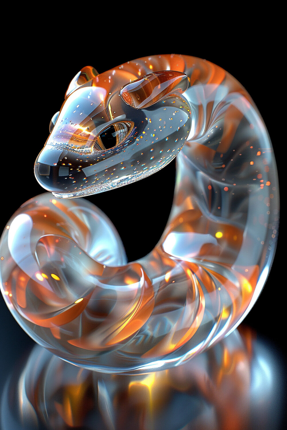 Glass Snake Number Three Charley Brindley