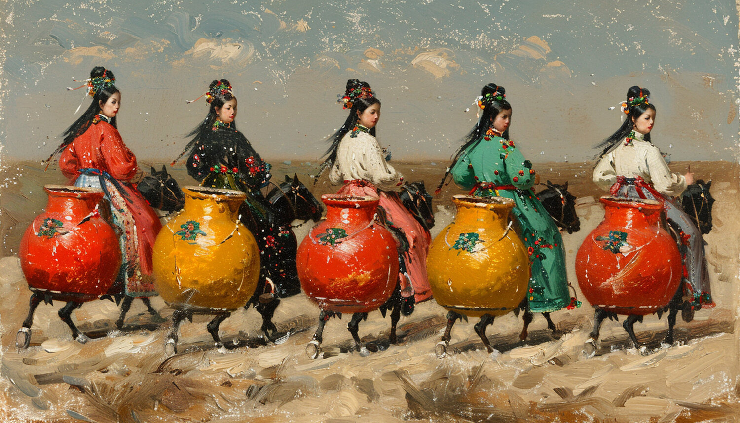 The water merchants, Mongolia, 1917 Charley Brindley