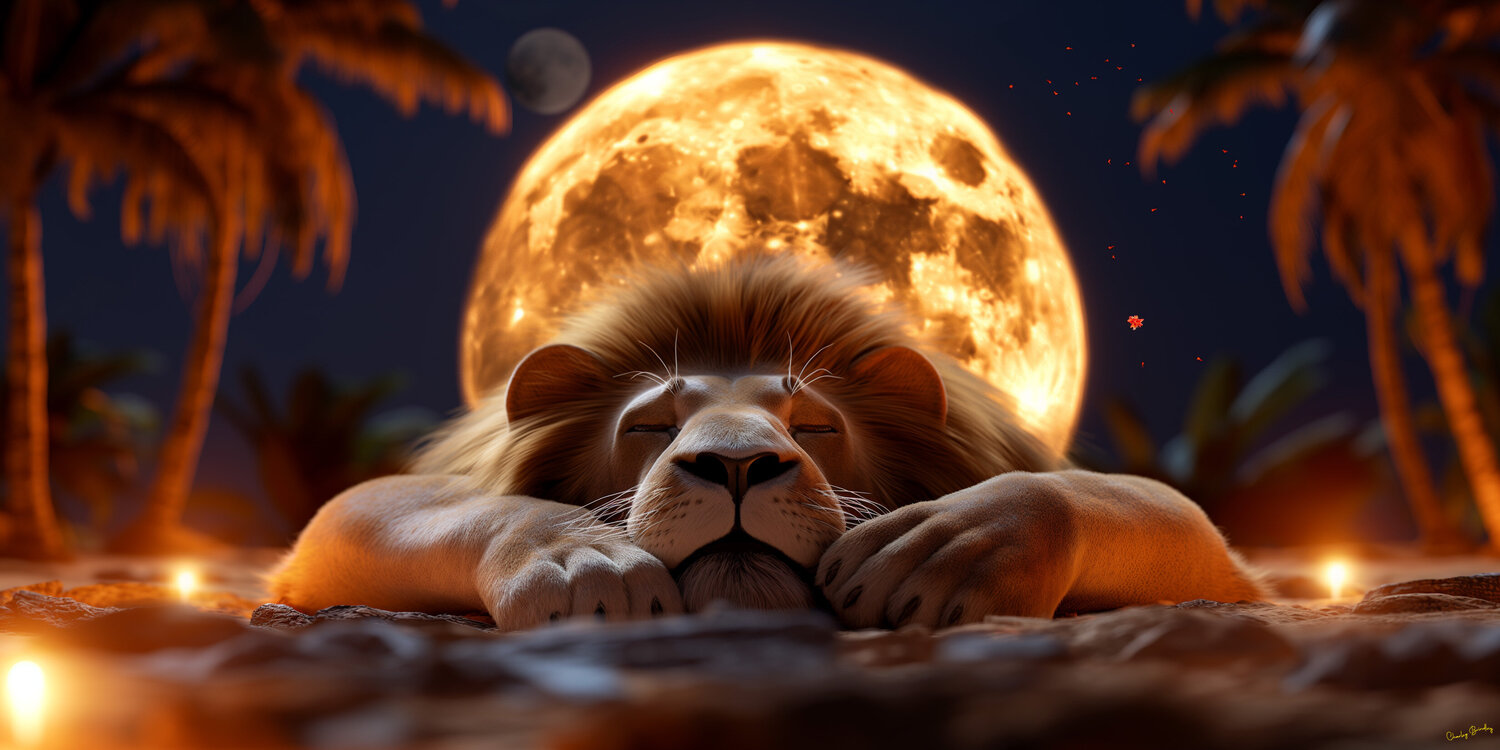 The lion sleeps tonight Charley Brindley