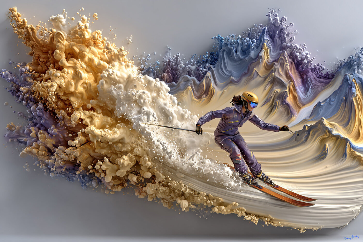 Himalayan downhill Charley Brindley
