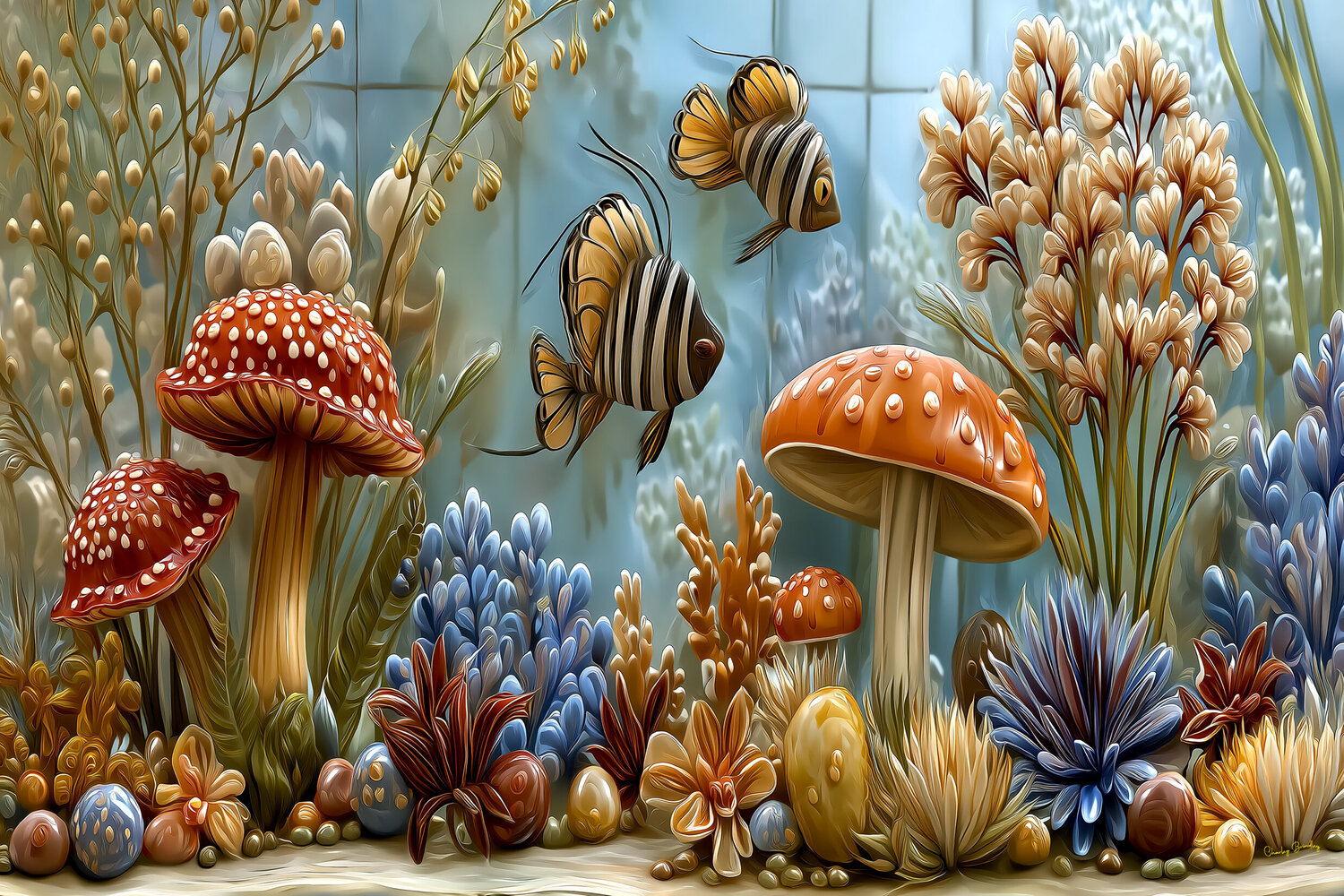 The rare mushroom coral Charley Brindley