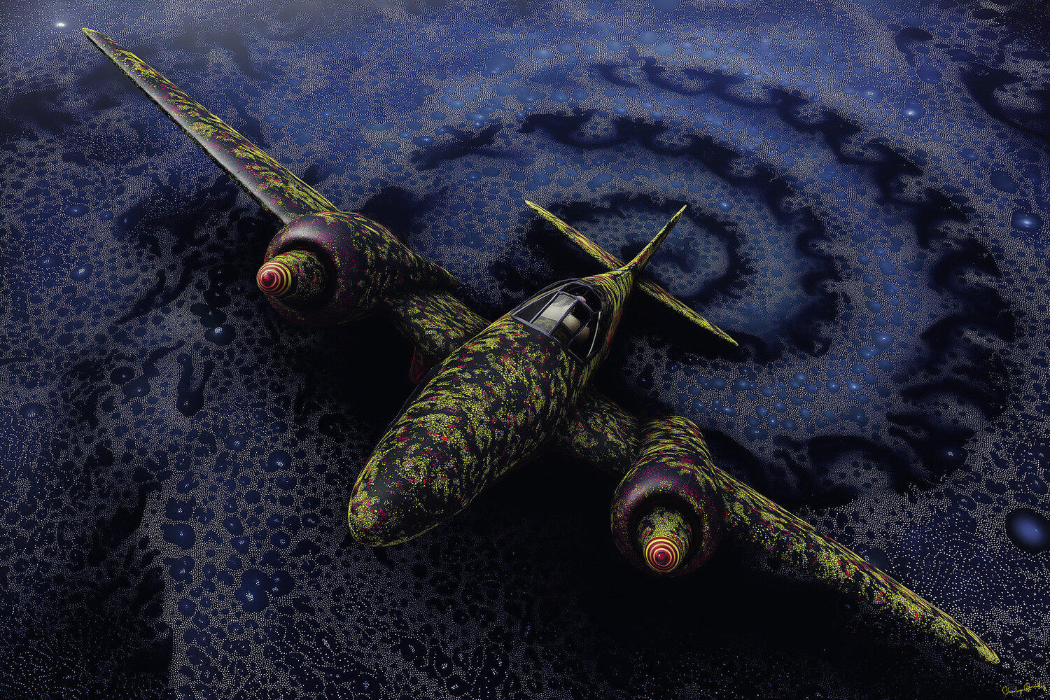 German Messerschmitt Me 263 jet fighter plane, March, 1945 Charley Brindley Digital zu verkaufen