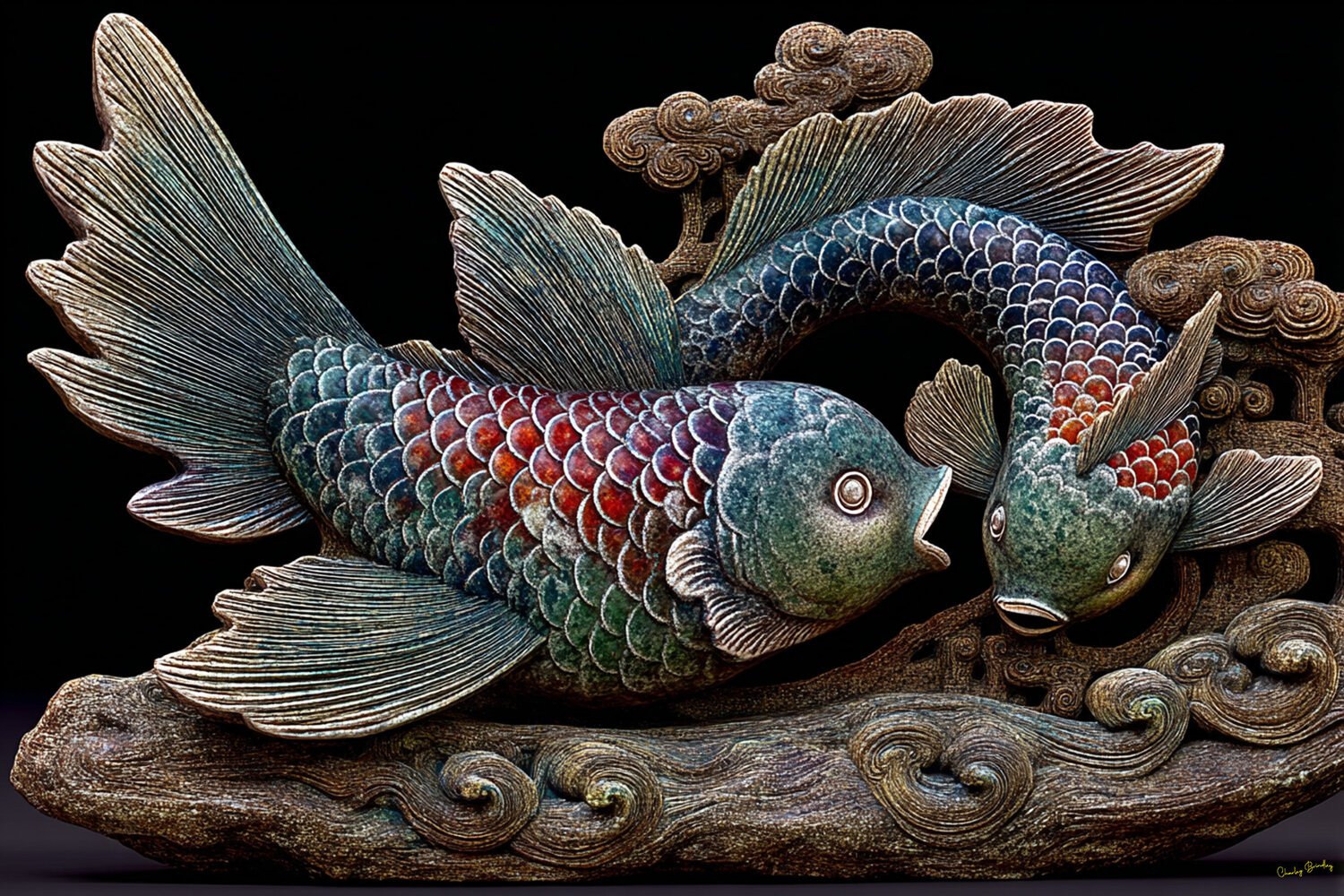 Koi Chat Charley Brindley