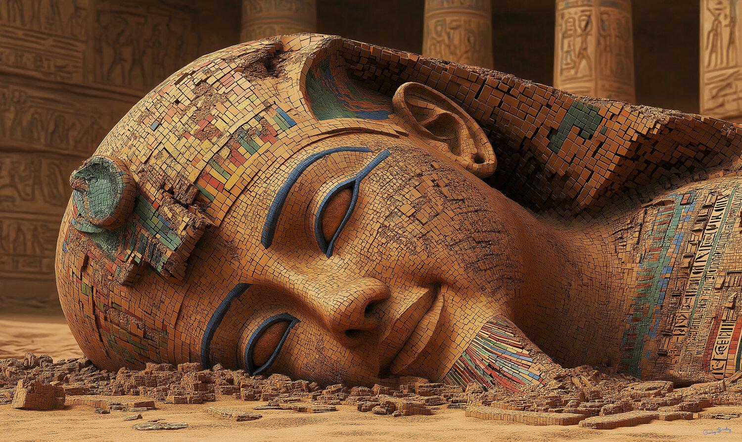 Cleopatra, after her defeat at Actium Charley Brindley