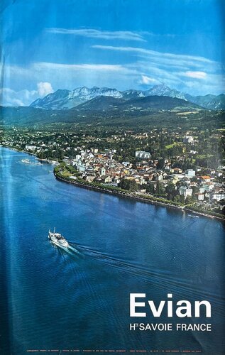 France - Evian Haute Savoie (Alain Perceval) de COLLECTIF - DRAEGER TOURISME, Impresión a la venta en Singulart
