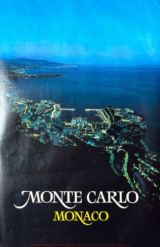 Monaco - Monte Carlo by COLLECTIF - DRAEGER TOURISME, Print for Sale on Singulart