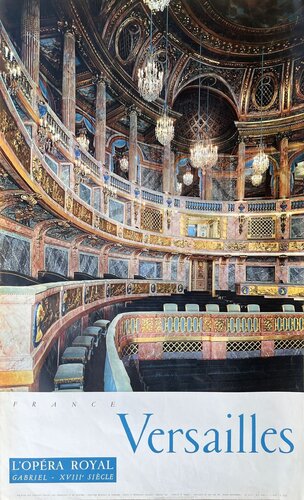 France - Versailles l'Opéra Royal di COLLECTIF - DRAEGER TOURISME, Stampa in vendita su Singulart