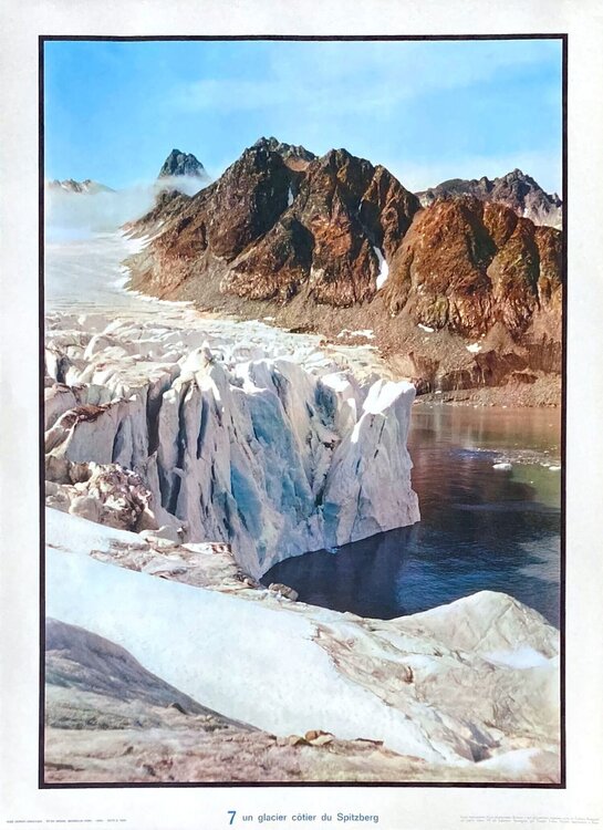 Documents géographiques - 7 un glacier côtier du Spitzberg COLLECTIF - DRAEGER TOURISME