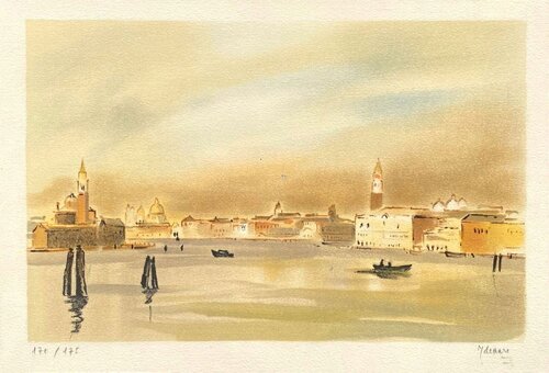 Le Grand Canal à Vensie Yves De Mare