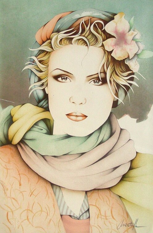 Femme à l'écharpe CHRISTOPHE