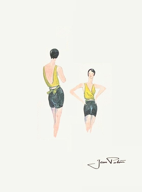 Dessin de Mode III Jean Patou