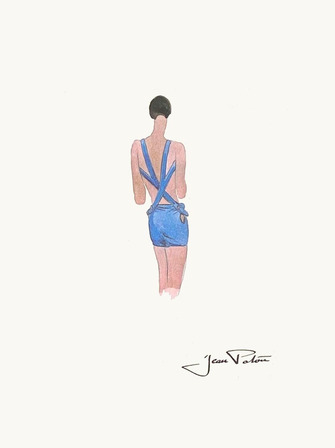 Dessin de Mode I Jean Patou