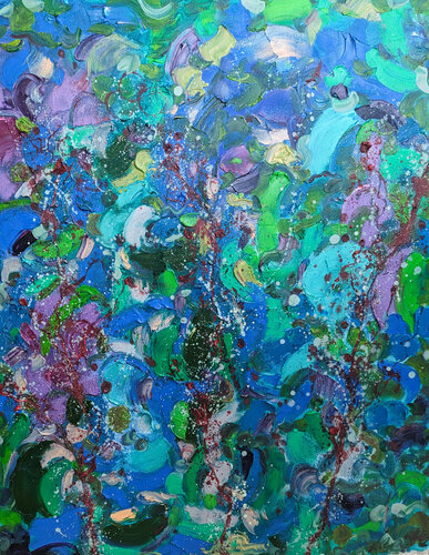Paradise Tree di Maryia Walker Maryia Walker, Pittura in vendita su Singulart