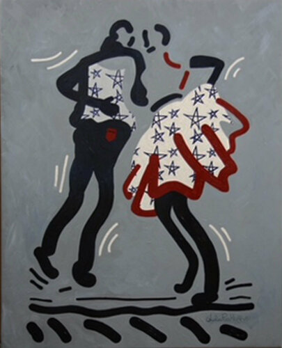 American Country Western Waltz von Julie Pace Hoff, Malerei kaufen auf Singulart