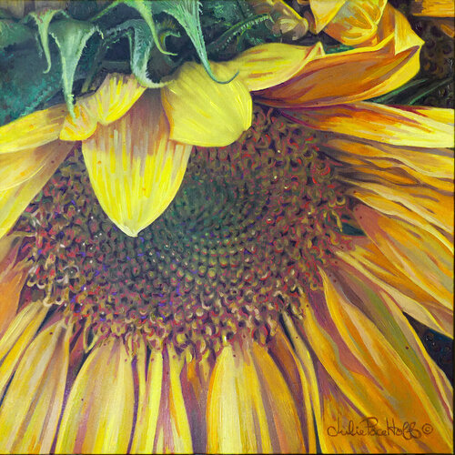 Sunflower 1 von Julie Pace Hoff, Malerei kaufen auf Singulart