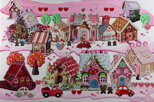 Valentine Sweetness di Julie Pace Hoff, Pittura in vendita su Singulart