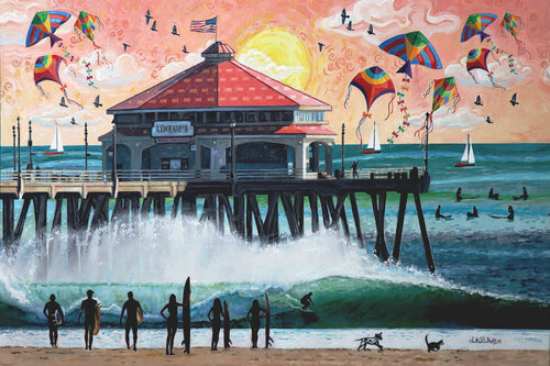 Contemplating Susurration di Julie Pace Hoff, Pittura in vendita su Singulart