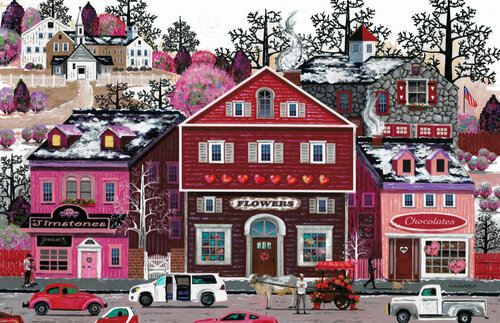 Melting Your Heart On Valentine's Day de Julie Pace Hoff, Pintura a la venta en Singulart