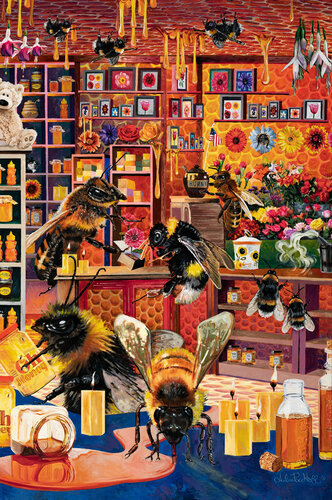 Bee E Commerce von Julie Pace Hoff, Malerei kaufen auf Singulart